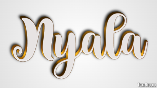 Nyala Effet de texte