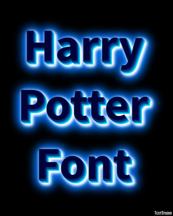 Harry Potter Font Text Effect