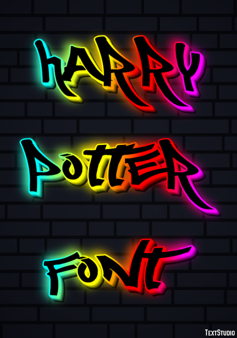 Harry Potter Font Text Effect