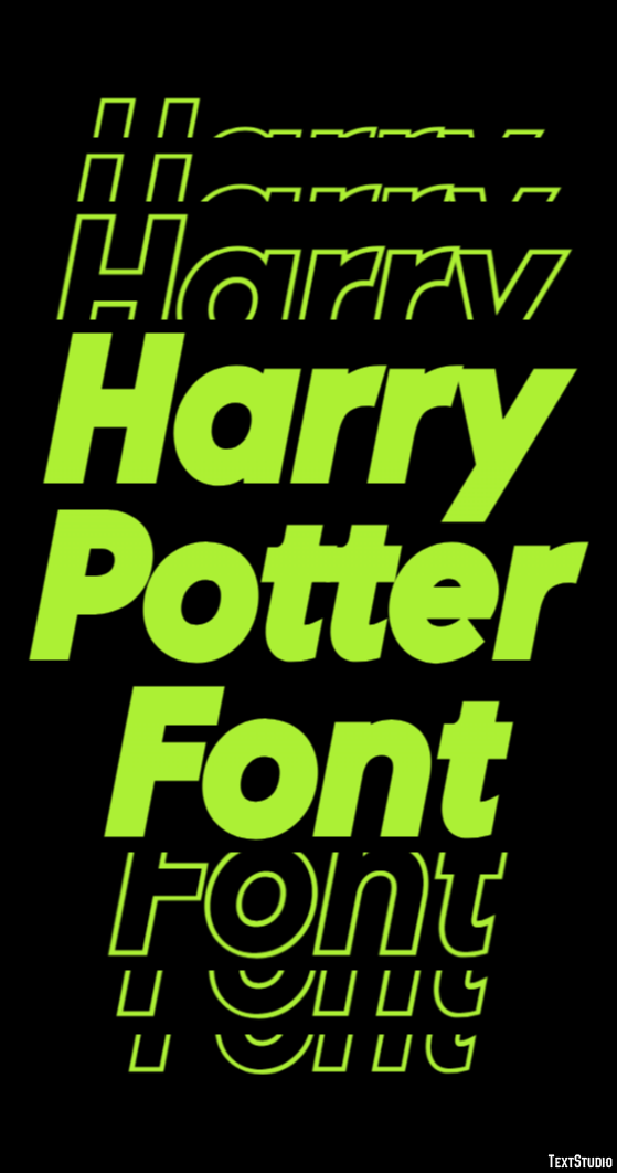 Harry Potter Font Efekt tekstowy