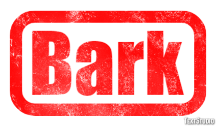 Bark Efekt tekstowy