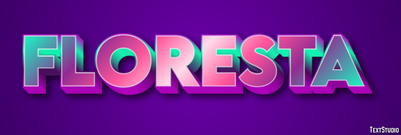 Floresta Efecto de Texto