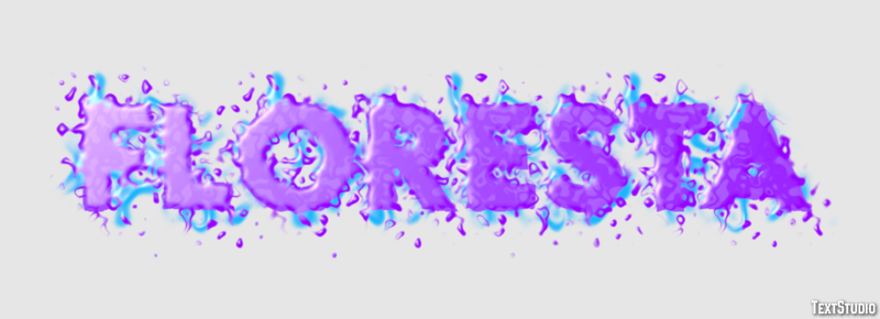 Floresta Efecto de texto