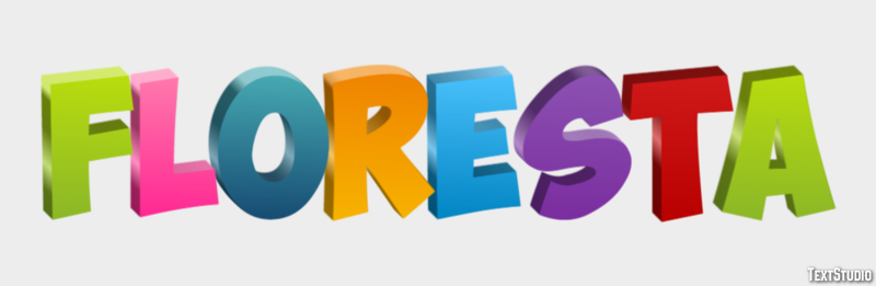 Floresta Efecto de texto