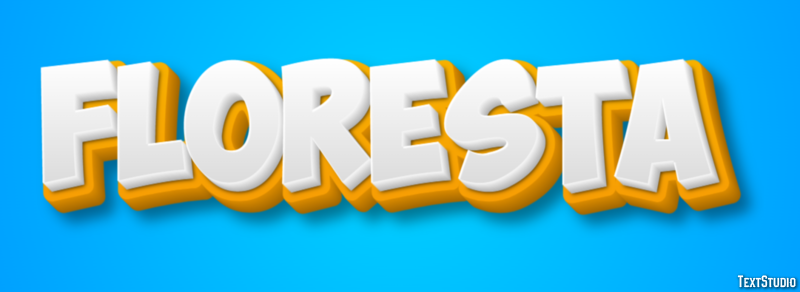 Floresta Efecto de texto