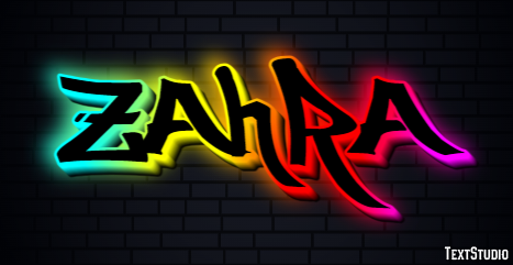 Zahra Text Effect
