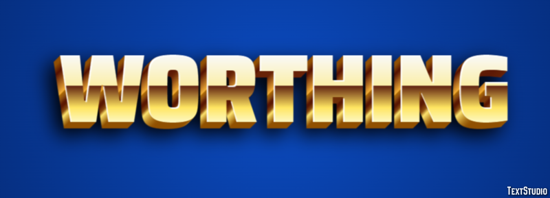 Worthing Efekt tekstowy
