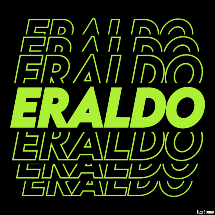 Eraldo Effetto testo