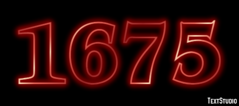 1675 Text Effect