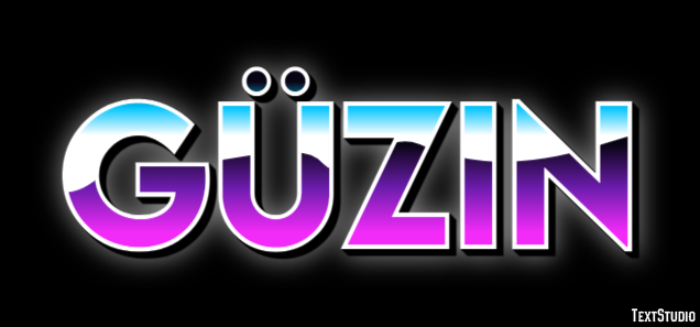 Güzin Efecto de Texto
