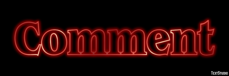 Comment Text Effect
