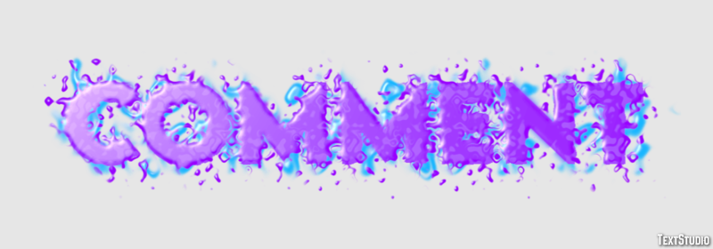 Comment Text Effect
