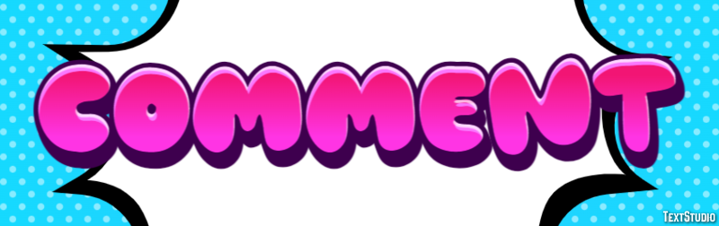 Comment Text Effect