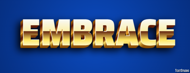Embrace Text Effect