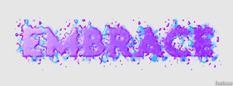 Embrace Efeito de texto