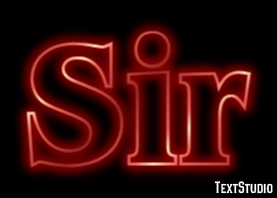 Sir Effetto testo
