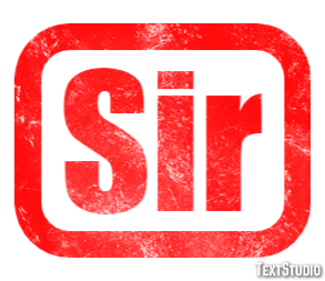 Sir Efecto de Texto