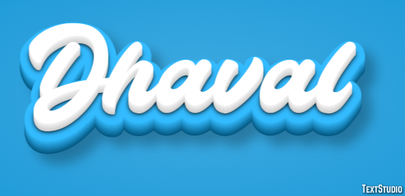 Dhaval Text Effect