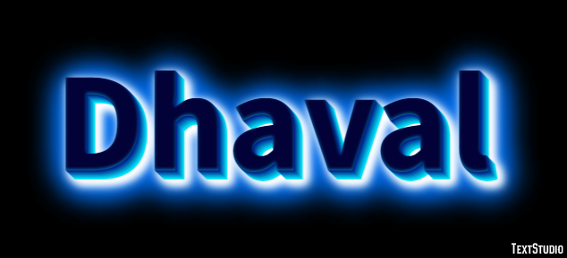 Dhaval Text Effect