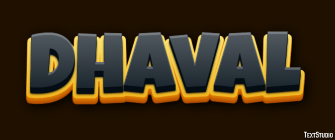 Dhaval Text Effect