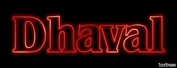 Dhaval Text Effect