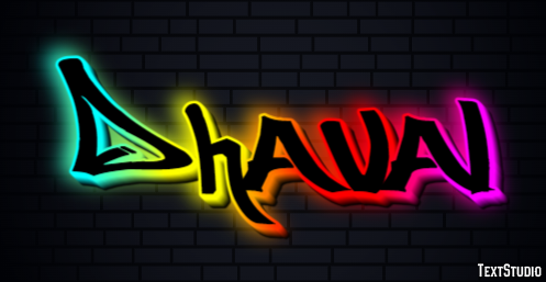 Dhaval Text Effect
