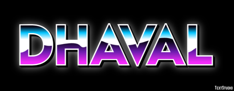 Dhaval Text Effect