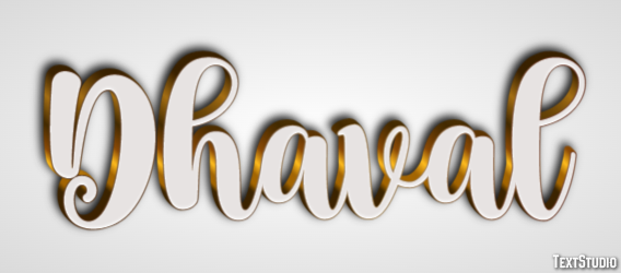 Dhaval Text Effect