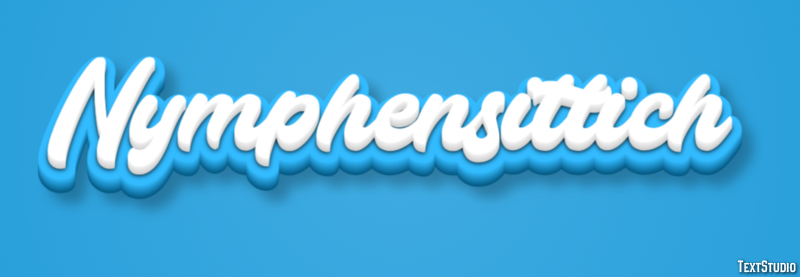 Nymphensittich Texteffekt