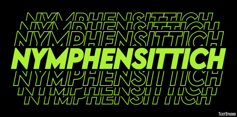 Nymphensittich Texteffekt