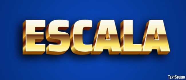 Escala Text Effect