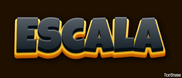 Escala Text Effect