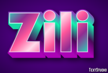 Zili Efecto de Texto