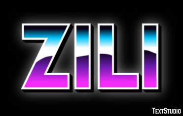 Zili Efeito de texto