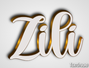 Zili Efecto de Texto