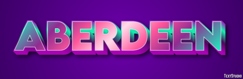 Aberdeen Efekt tekstowy