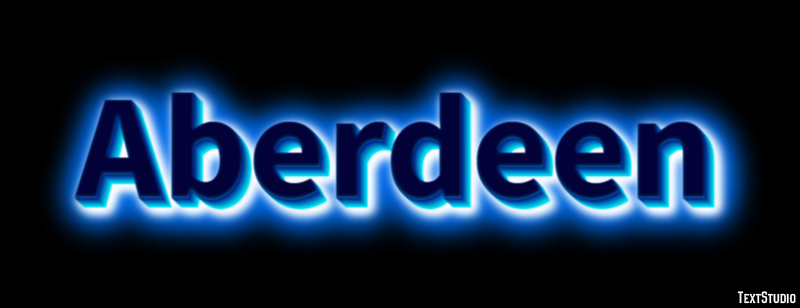 Aberdeen Efekt tekstowy
