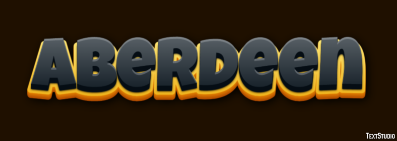 Aberdeen Efekt tekstowy