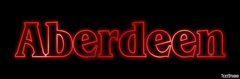 Aberdeen Efekt tekstowy
