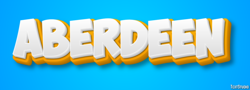 Aberdeen Efekt tekstowy