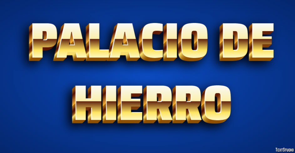 Palacio De Hierro Efeito de texto