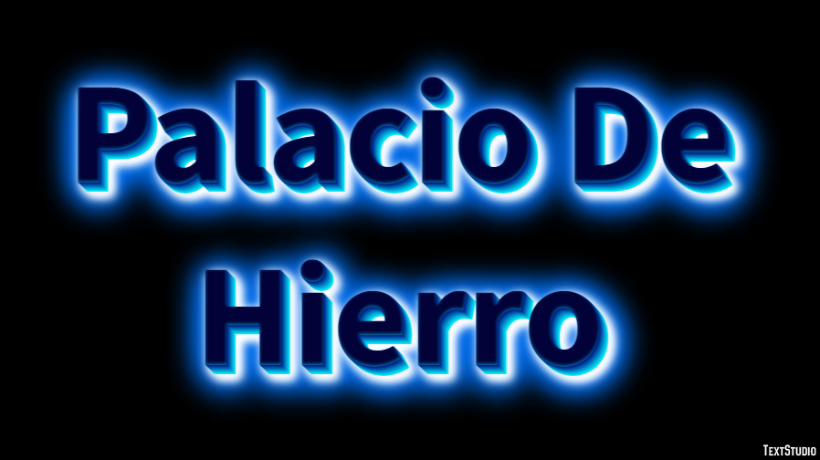 Palacio De Hierro Effetto testo