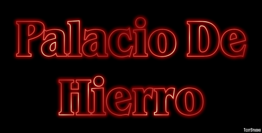 Palacio De Hierro Effetto testo