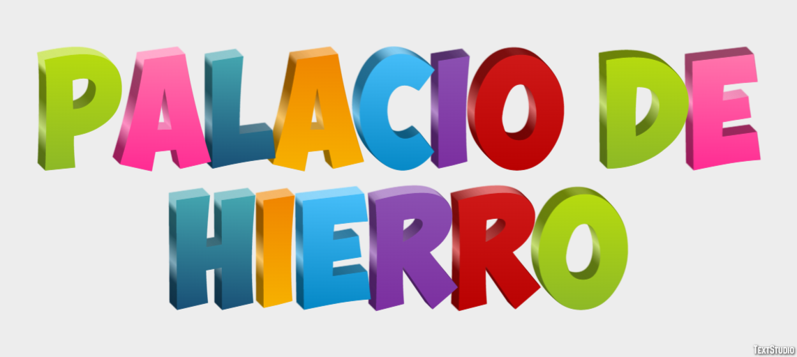 Palacio De Hierro Effetto testo