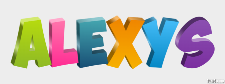 Alexys Text Effect