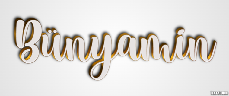 Bünyamin テキスト効果
