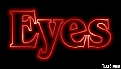 Eyes Efecto de Texto