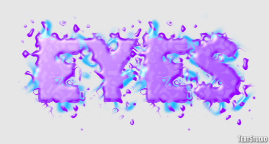 Eyes Efecto de Texto