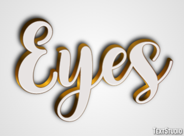 Eyes Text Effect