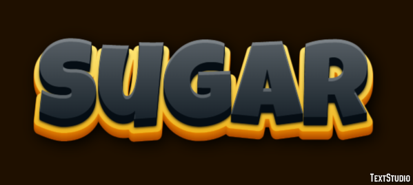 Sugar Effetto testo